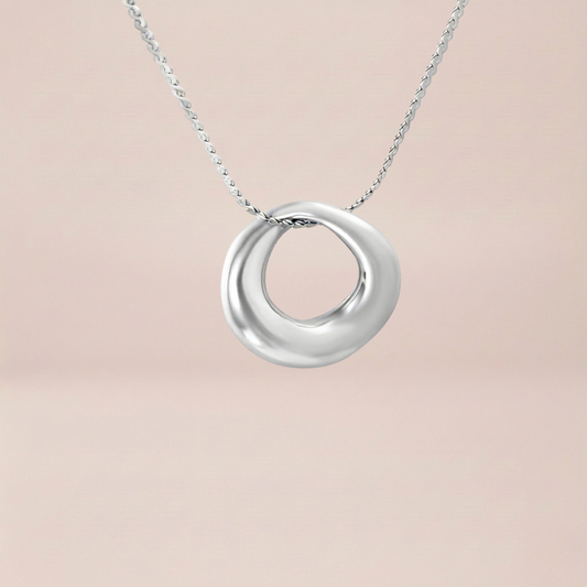 Sculptural Organic Loop Necklace