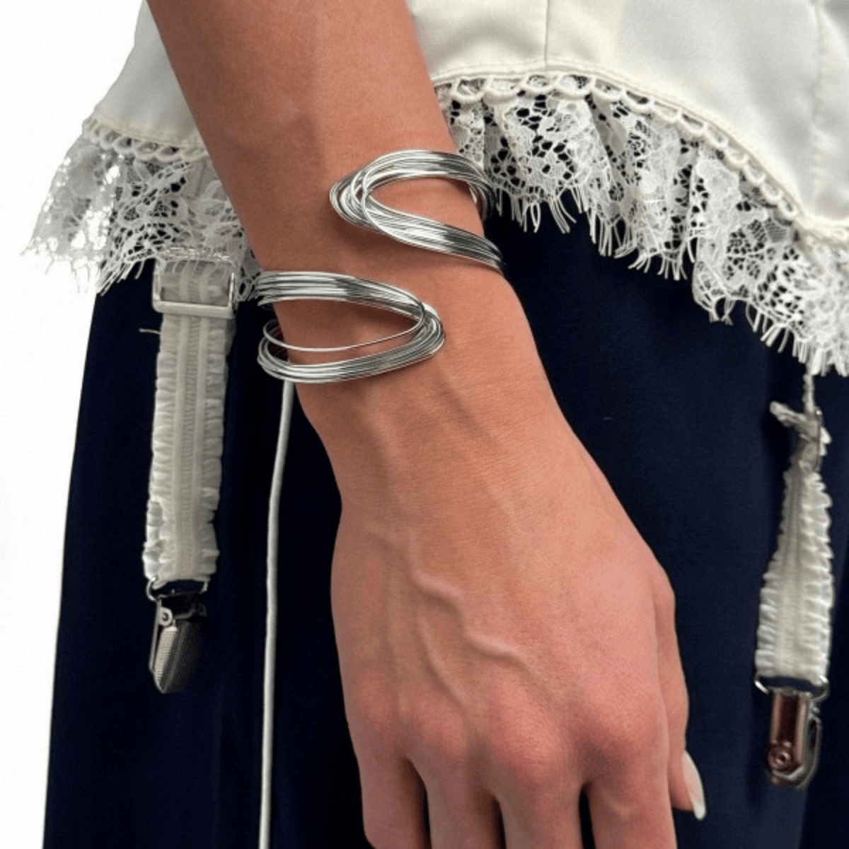 Multi-Strand Wire Cuff Bracelet