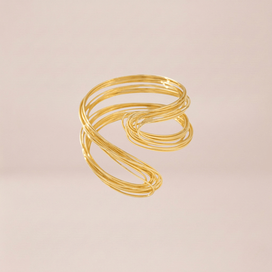 Multi-Strand Wire Cuff Bracelet