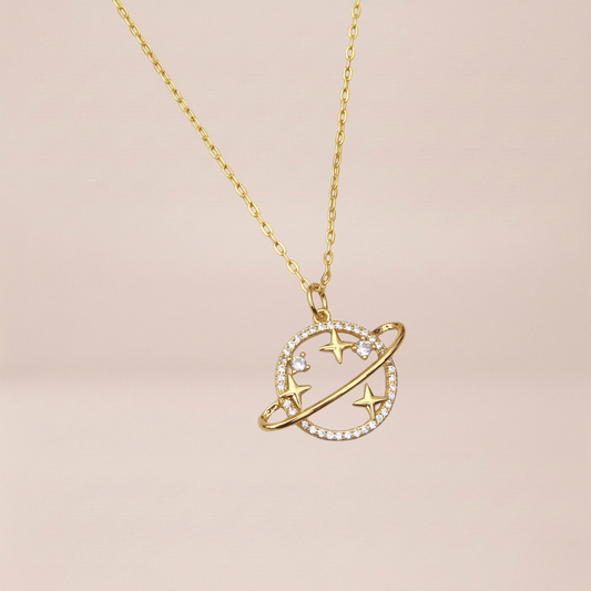 Celestial Orbit Pendant Necklace