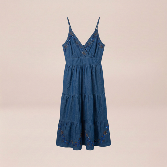 Bloom Denim Dress