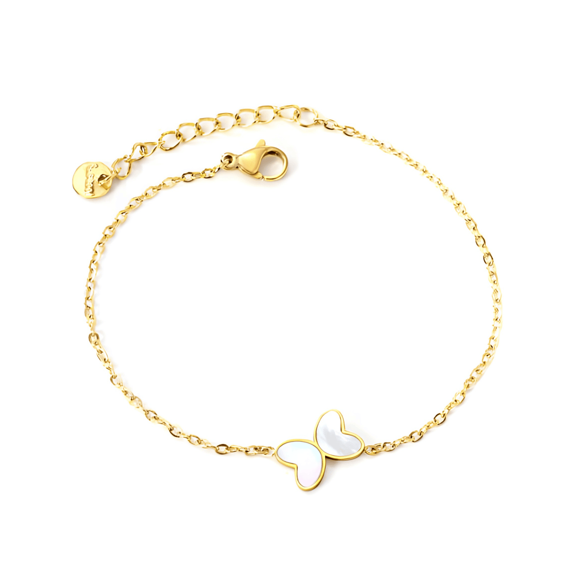 Mother-of-Pearl Butterfly Bracelet