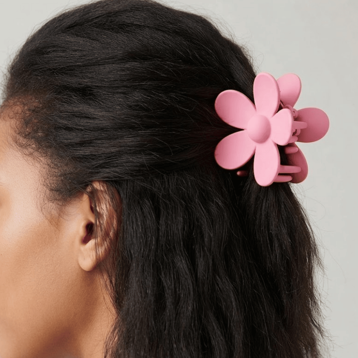 Floral Bloom Claw Clip