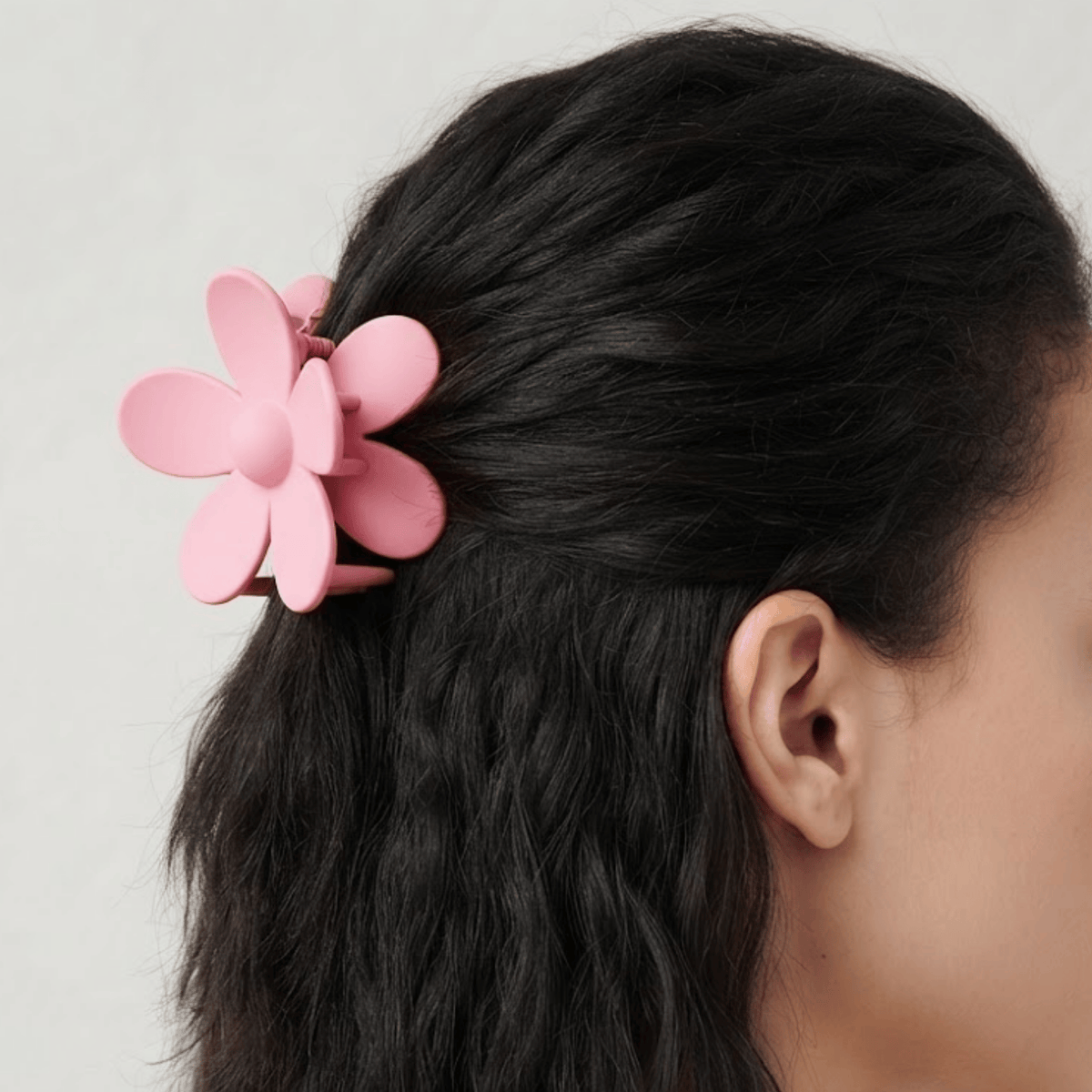 Floral Bloom Claw Clip