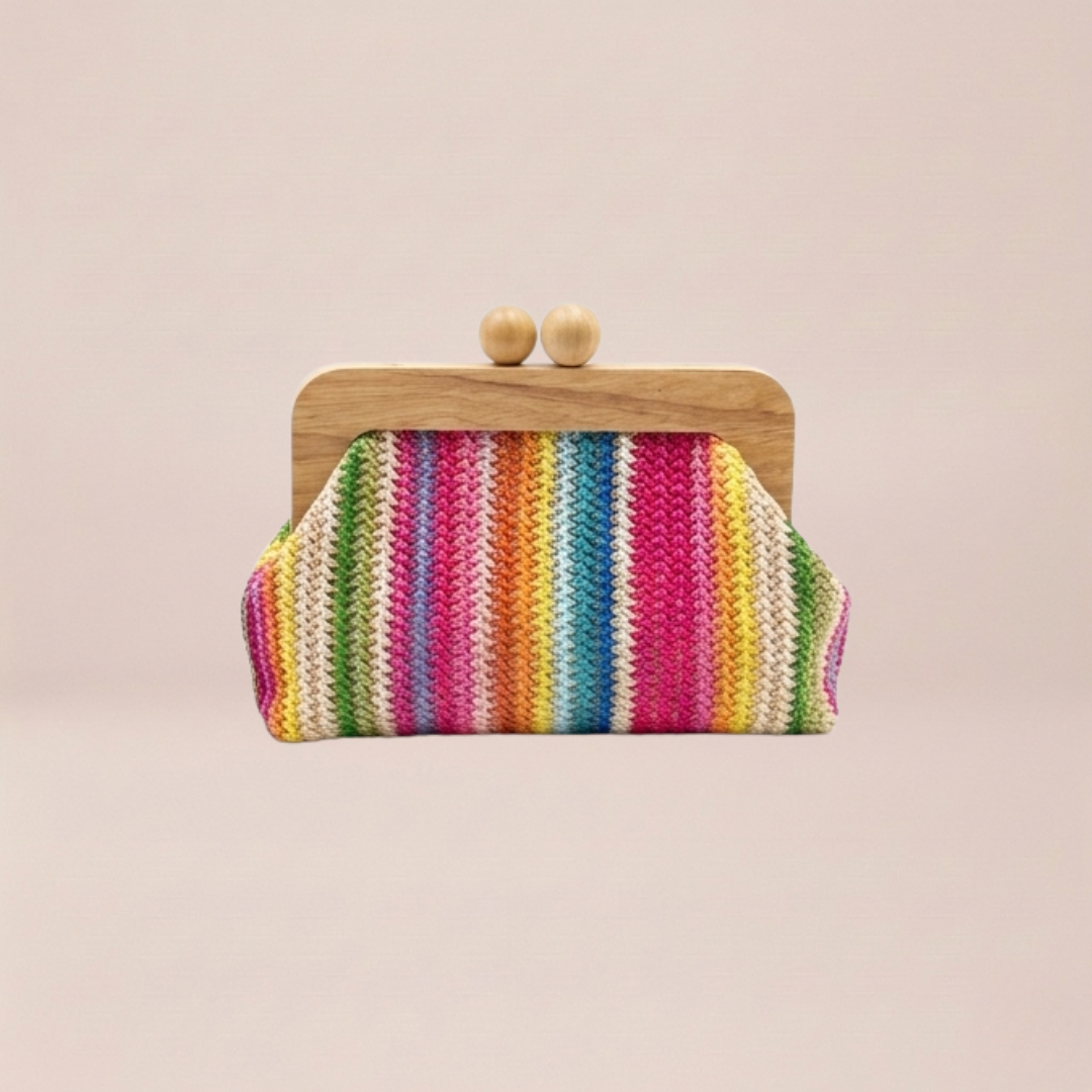Prism Paper Woven Clutch Collection