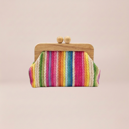 Prism Paper Woven Clutch Collection