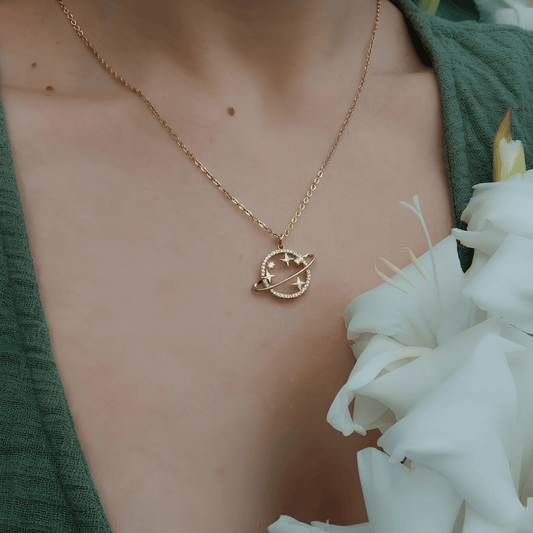Celestial Orbit Pendant Necklace