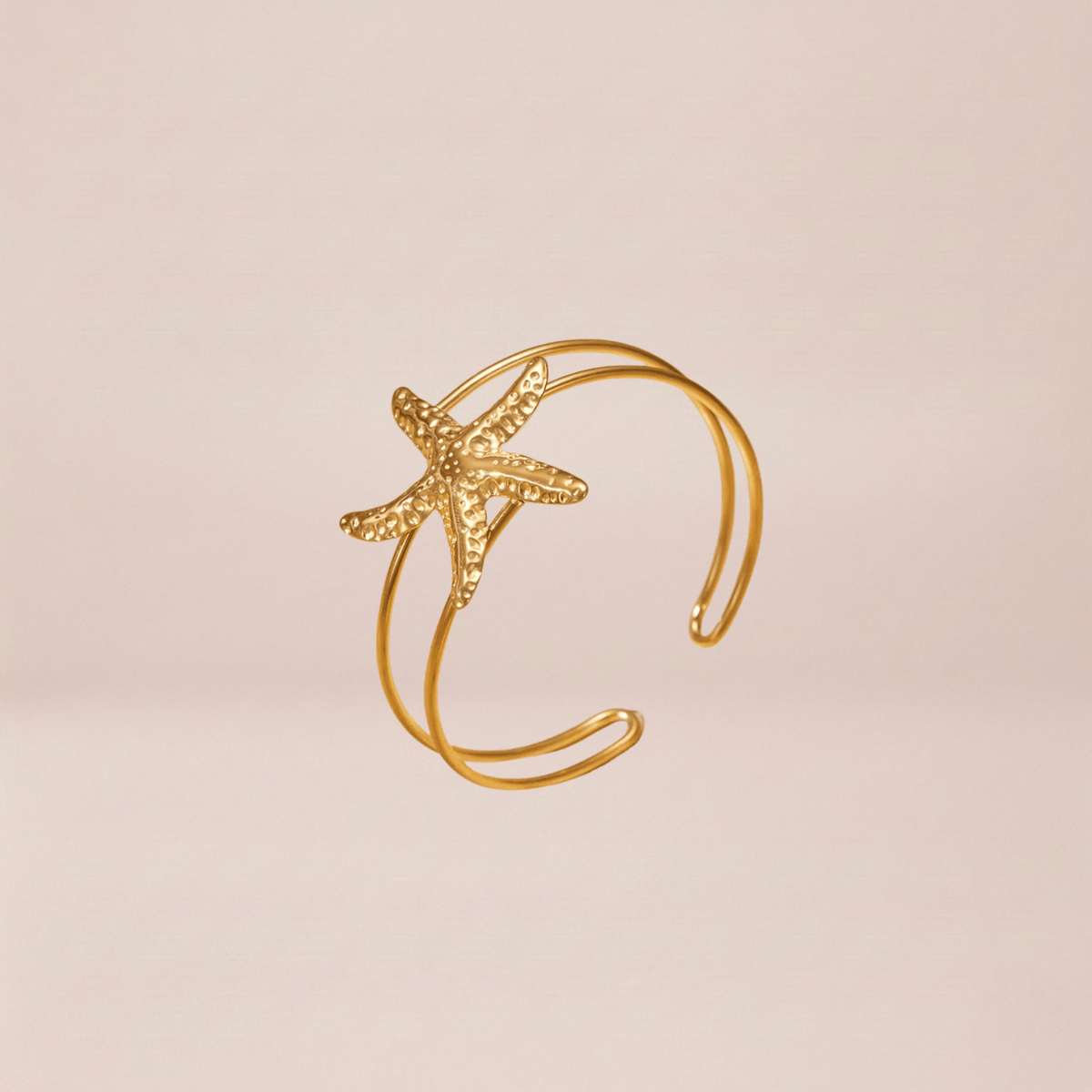 Starfish Open Cuff Bracelet