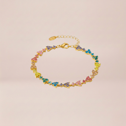 The Iris Pastel Crystal Bracelet