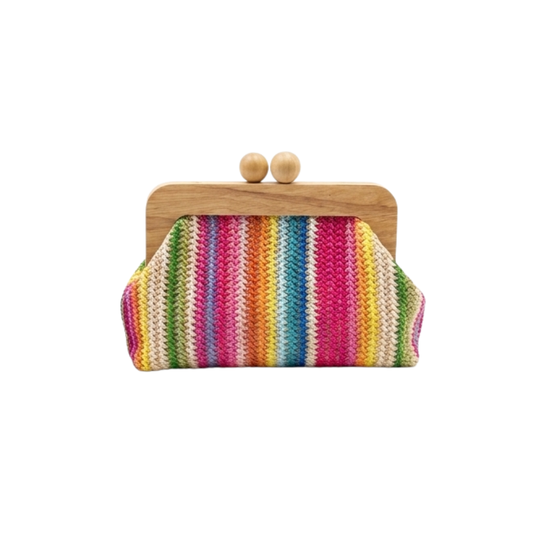 Prism Paper Woven Clutch Collection