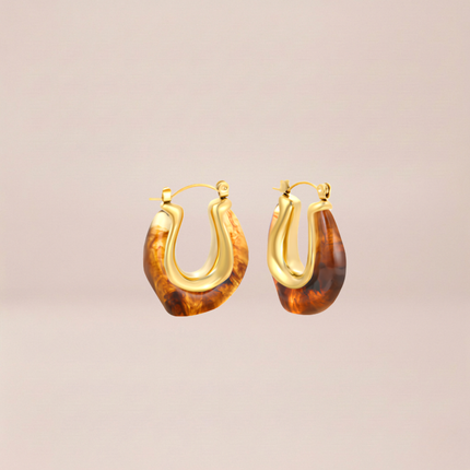 The Aurelia Tortoiseshell Hoops