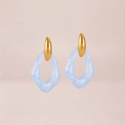 The Celine Marbled Drop Earrings
