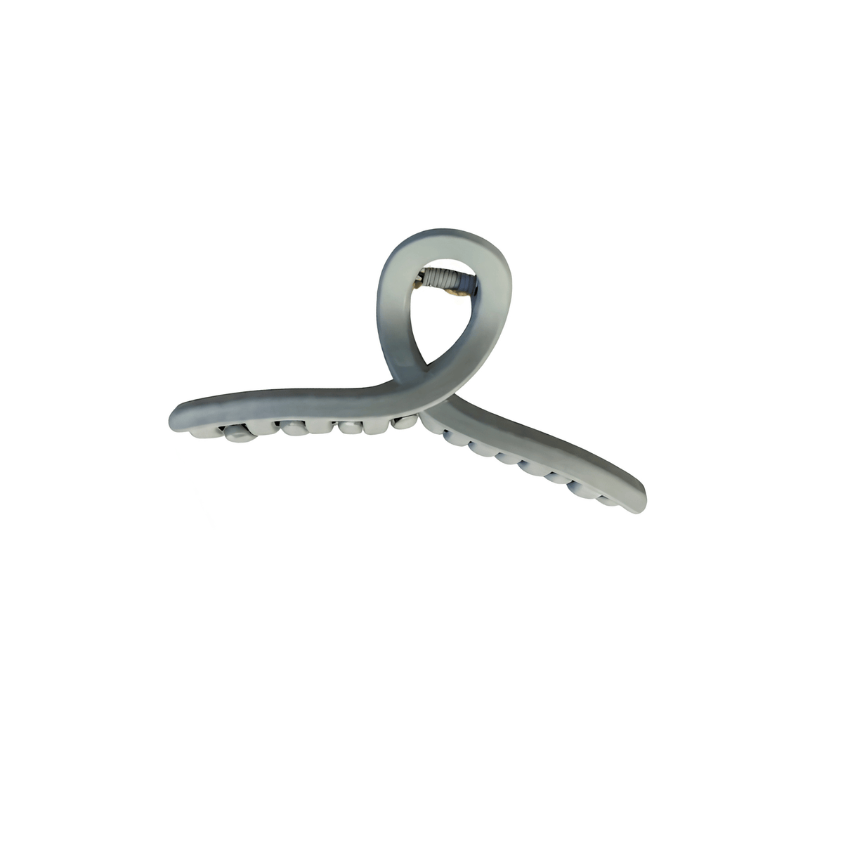Cross-Loop Sculptural Claw Clip