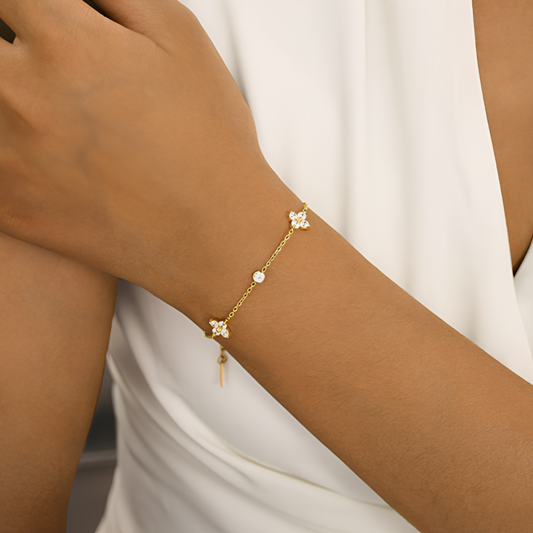 The Amara Clover Station Bracelet