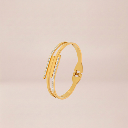 The Elysian Pave Wrap Bangle