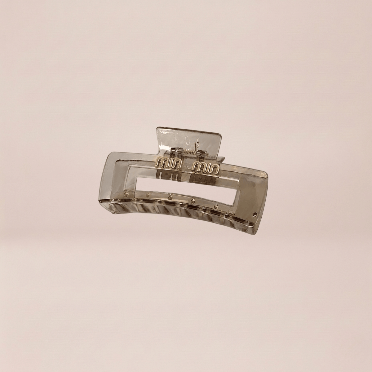 Translucent Rectangular Claw Clip