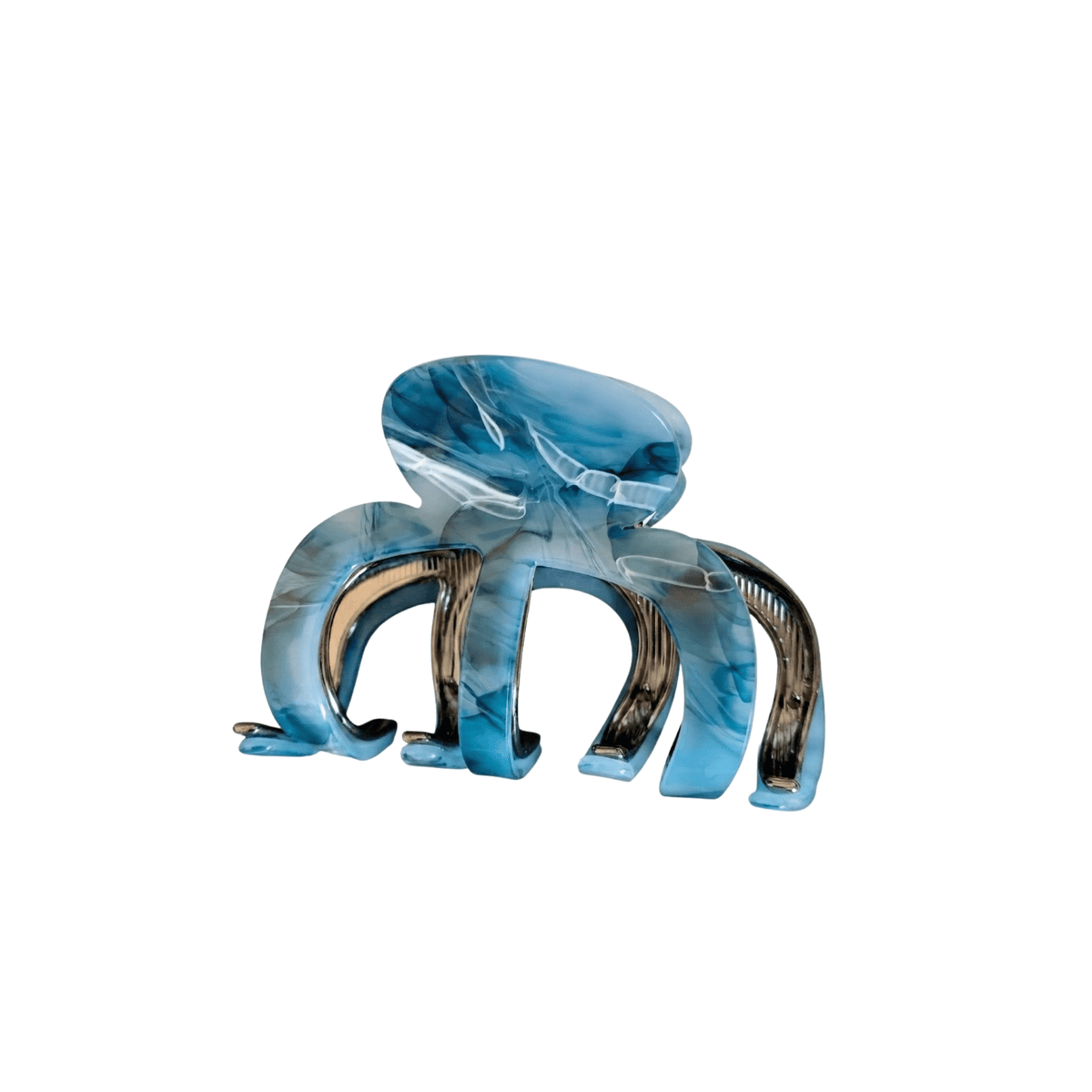 Ocean Swirl Assorted Claw Clip Set