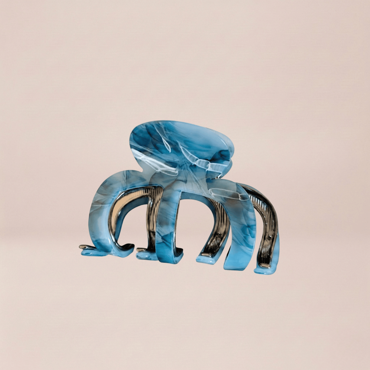 Ocean Swirl Assorted Claw Clip Set