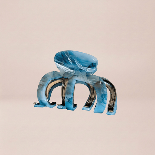 Ocean Swirl Assorted Claw Clip Set