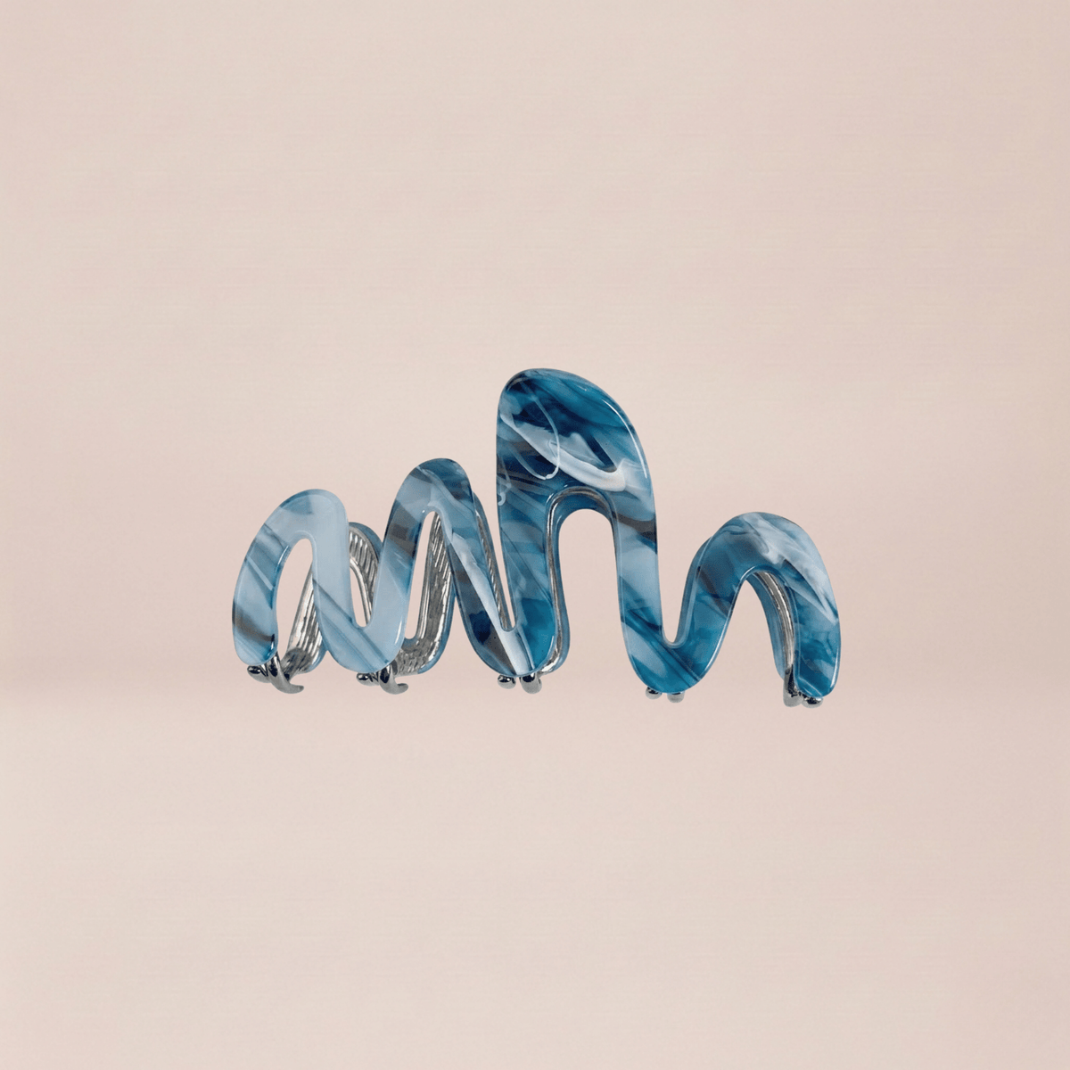 Ocean Swirl Assorted Claw Clip Set