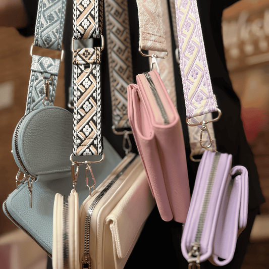 The Pastel Woven-Strap Multi-Pouch Crossbody