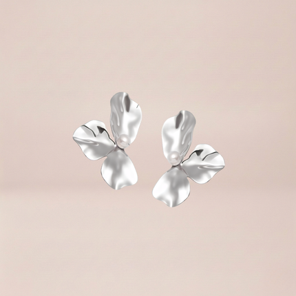 The Petal & Pearl Statement Stud