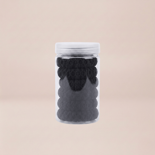 Minimalist Cotton Elastic Hair Tie Set