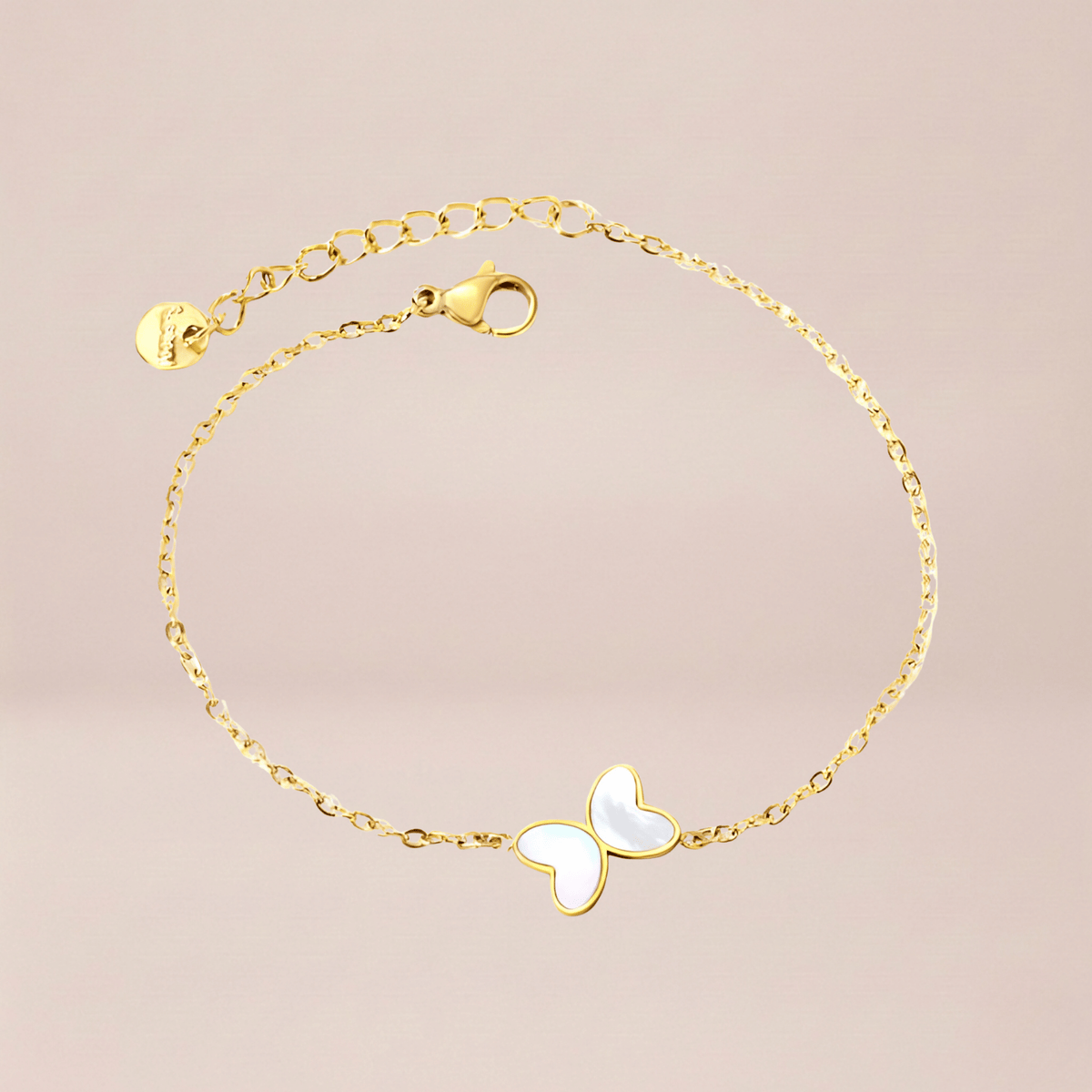 Mother-of-Pearl Butterfly Bracelet