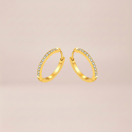 The Radiance Pave Hoop