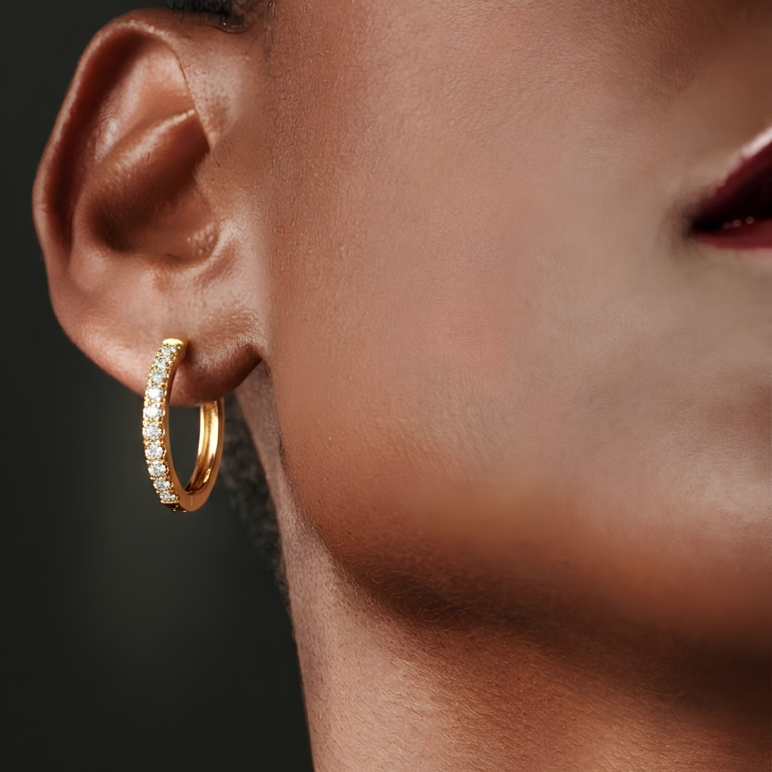 The Radiance Pave Hoop