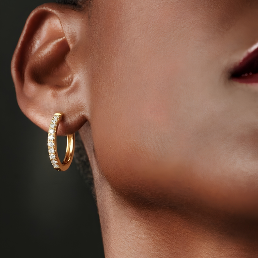 The Radiance Pave Hoop