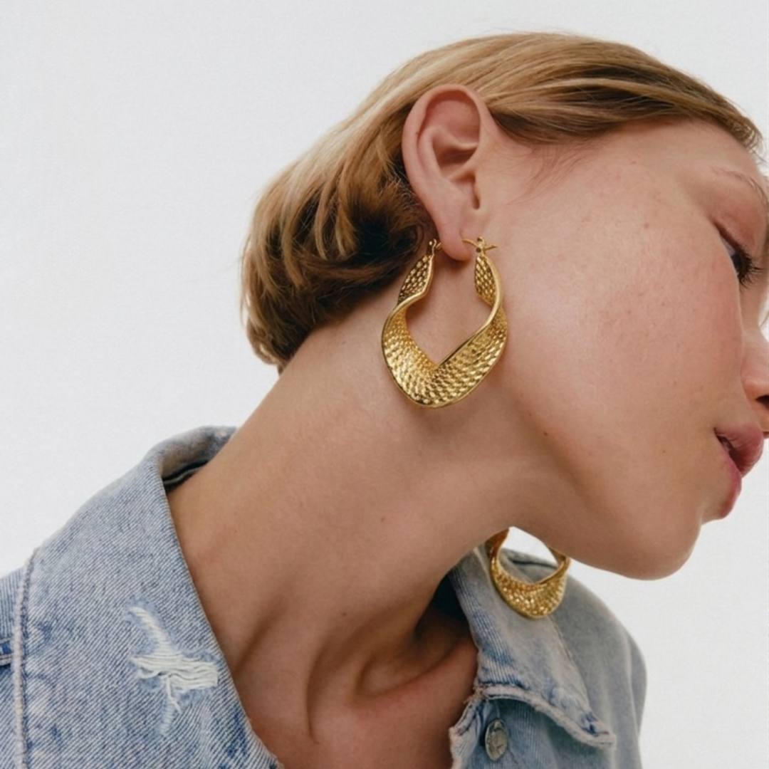 The Ethereal Twisted Hoop