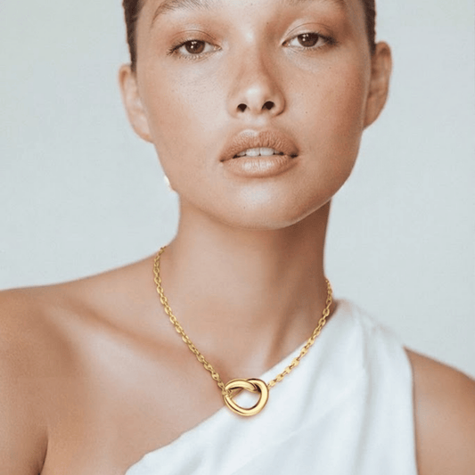 Intertwined Love Knot Necklace