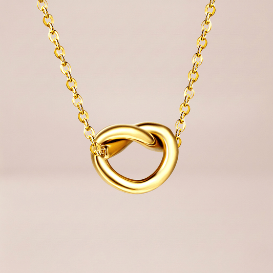 Intertwined Love Knot Necklace