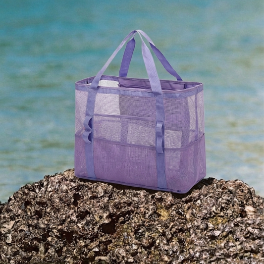 Lavender Mesh Tote