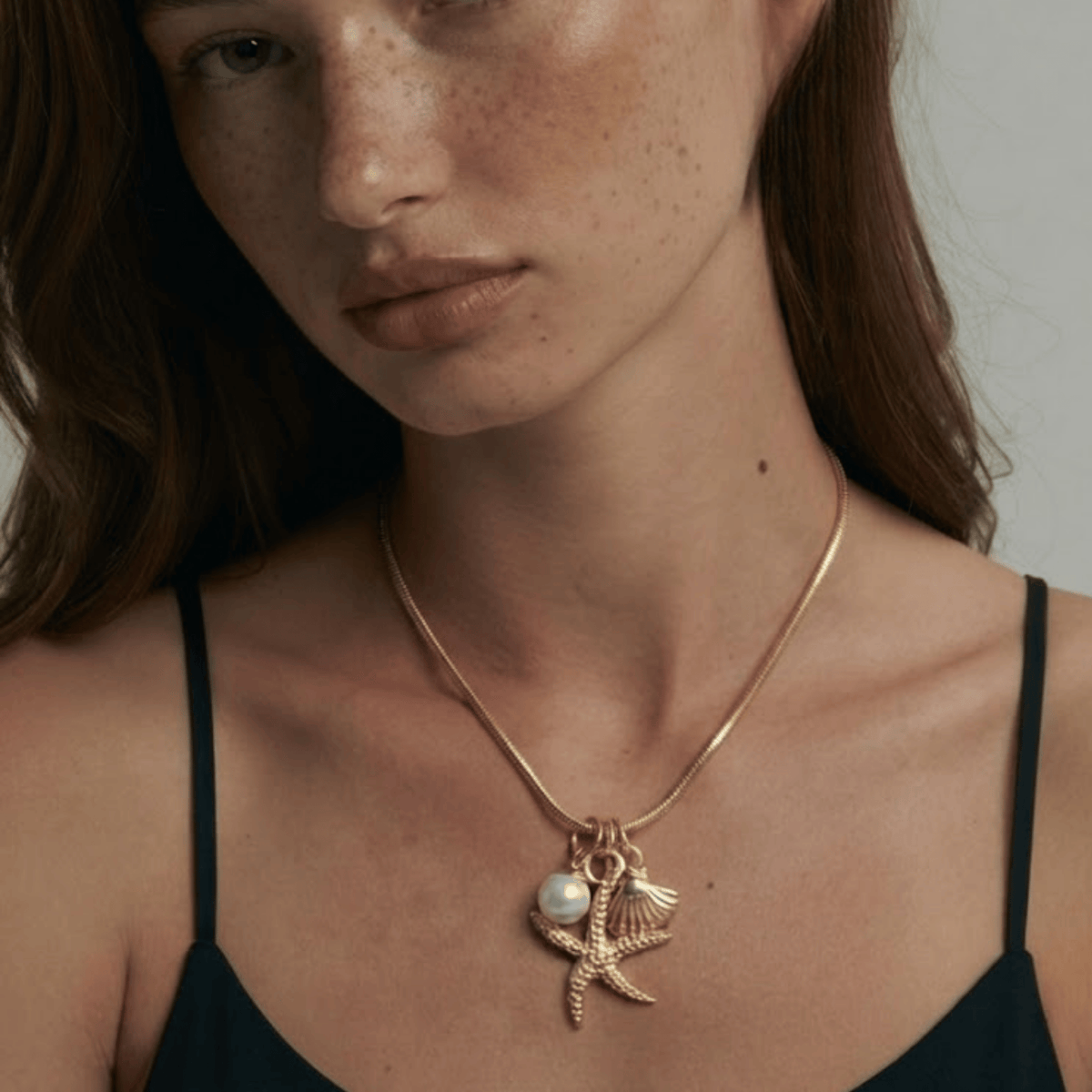 Coastal Cluster Pendant Necklace