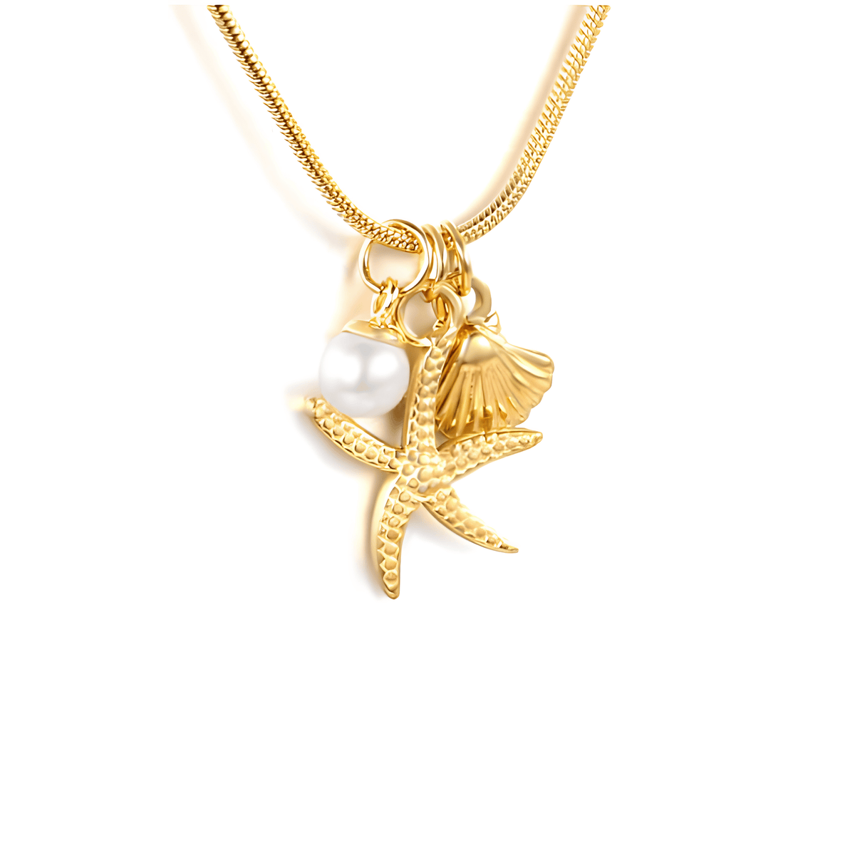 Coastal Cluster Pendant Necklace