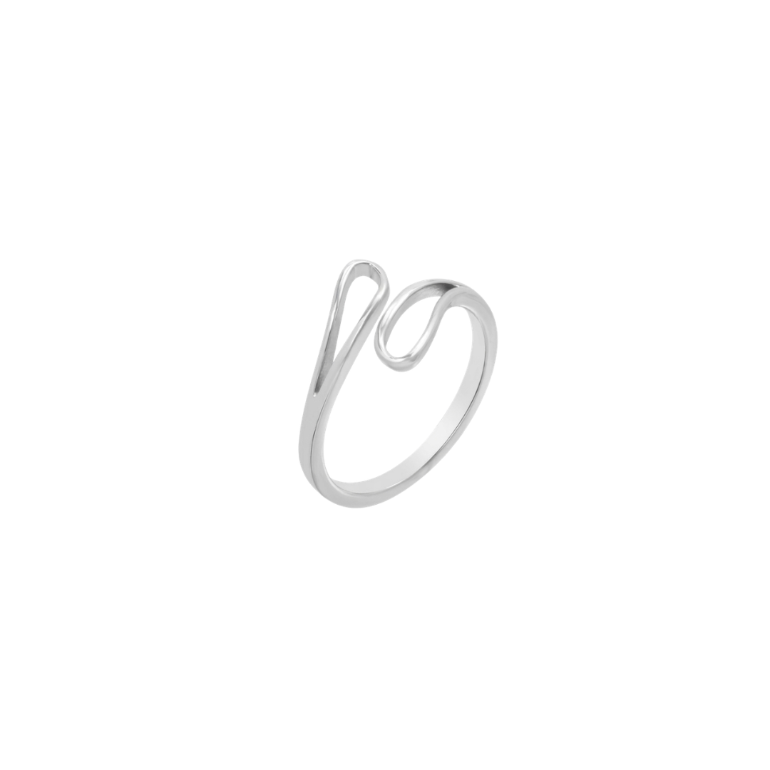 The Flowing Silver Ring
