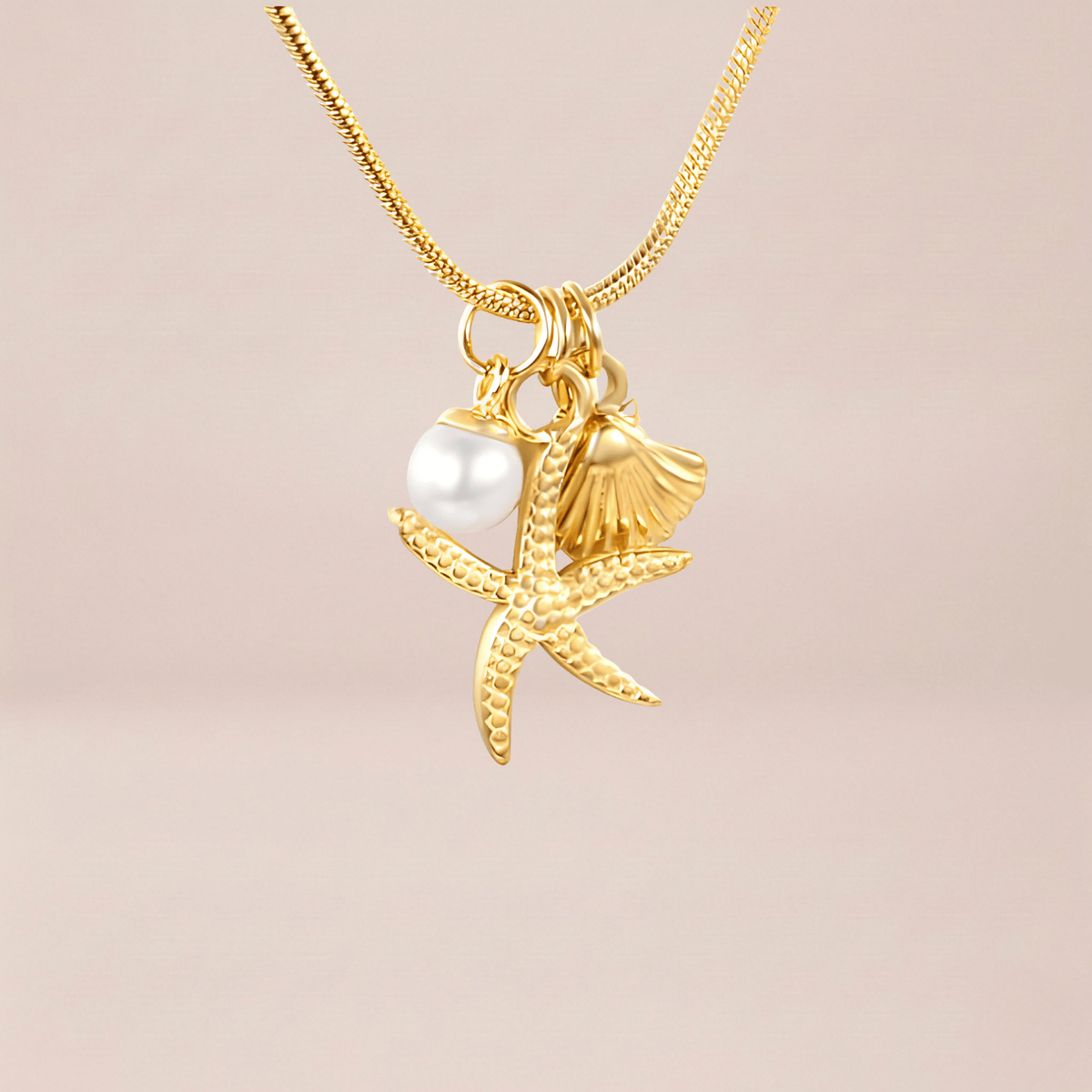 Coastal Cluster Pendant Necklace