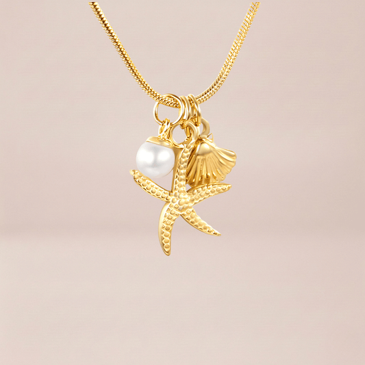Coastal Cluster Pendant Necklace
