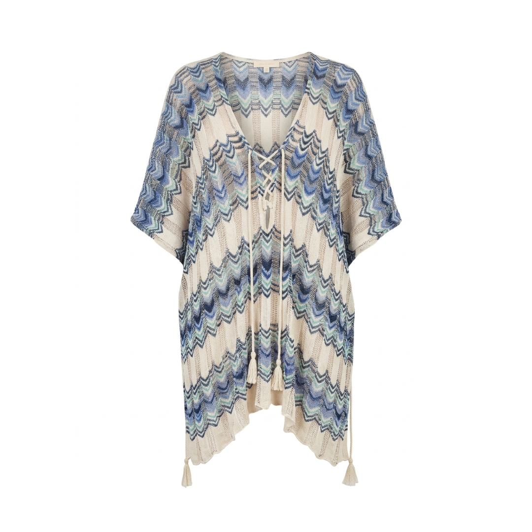 Printed Tie-Dye Beach Tunic