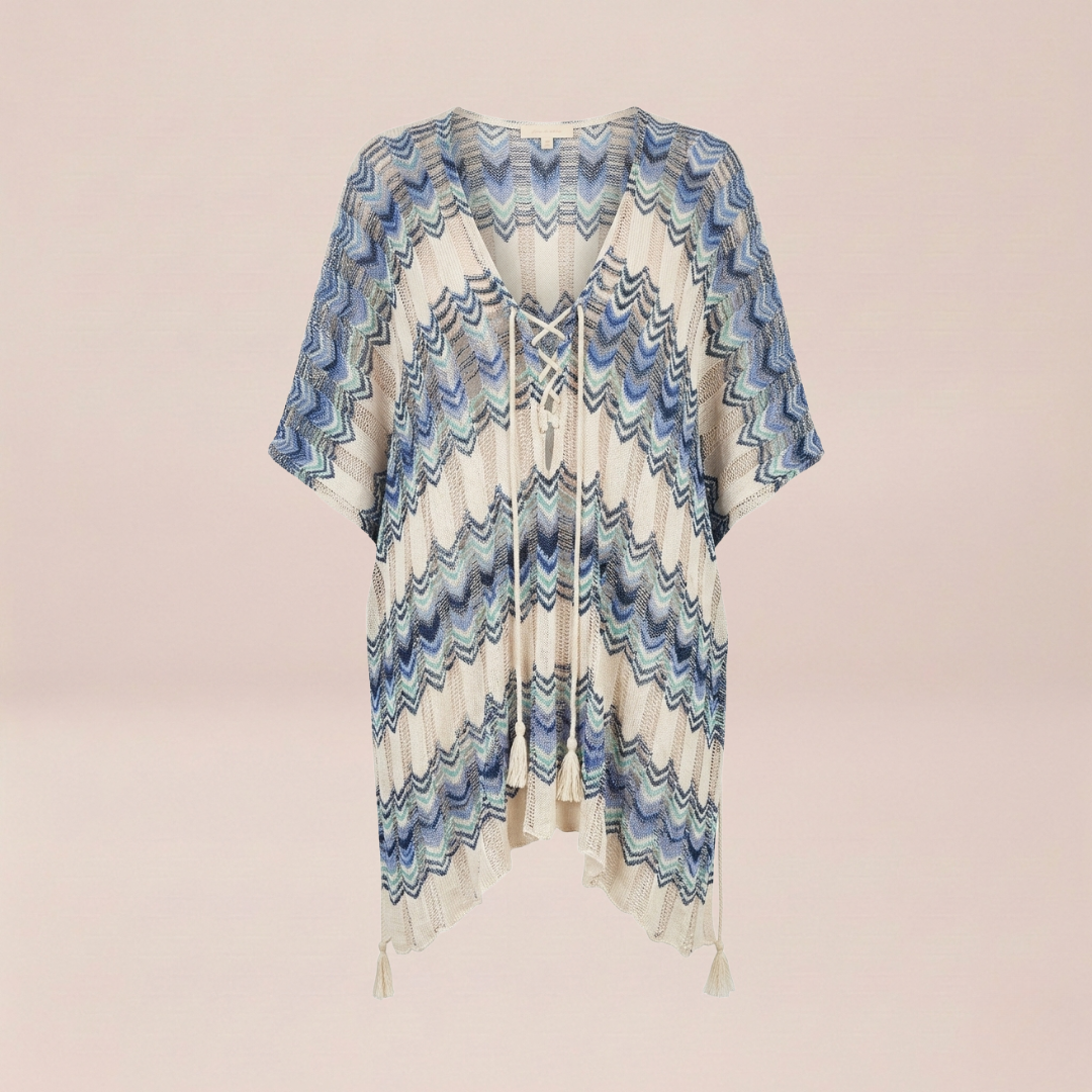 Printed Tie-Dye Beach Tunic