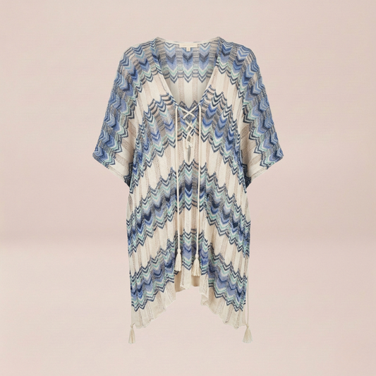 Printed Tie-Dye Beach Tunic