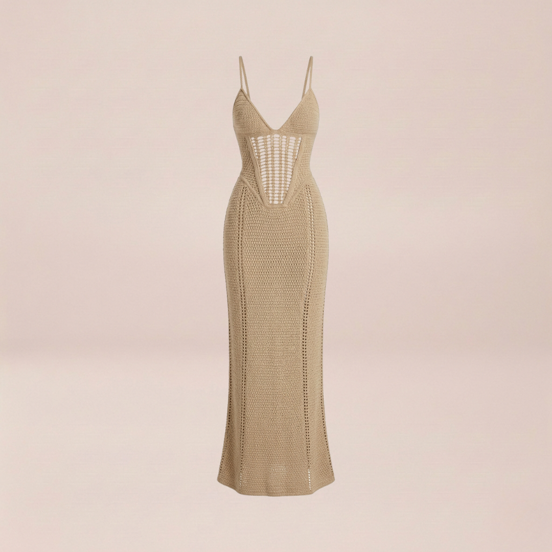 Crochet Maxi Beach Dress