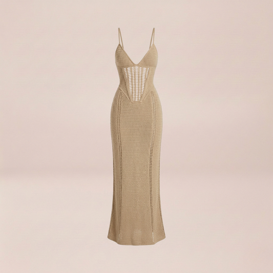 Crochet Maxi Beach Dress