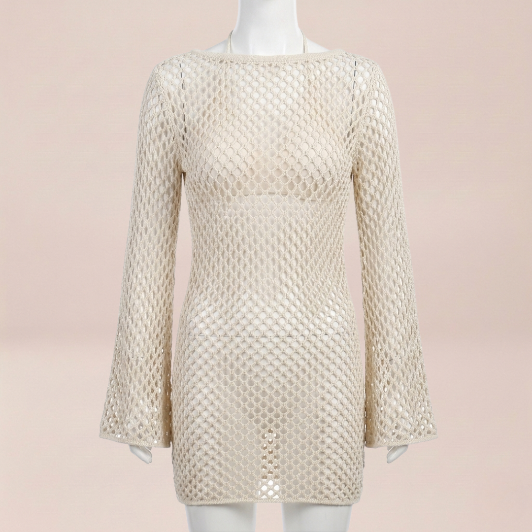 Crochet Fringe Beach Cover-Up