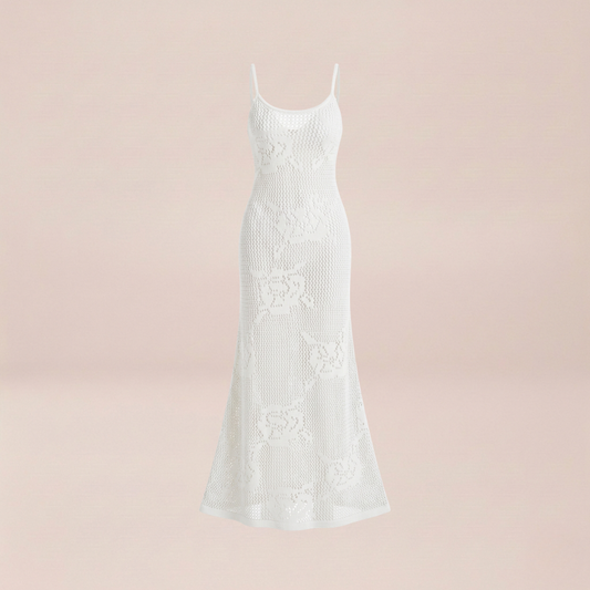 Crochet Maxi Slip Dress