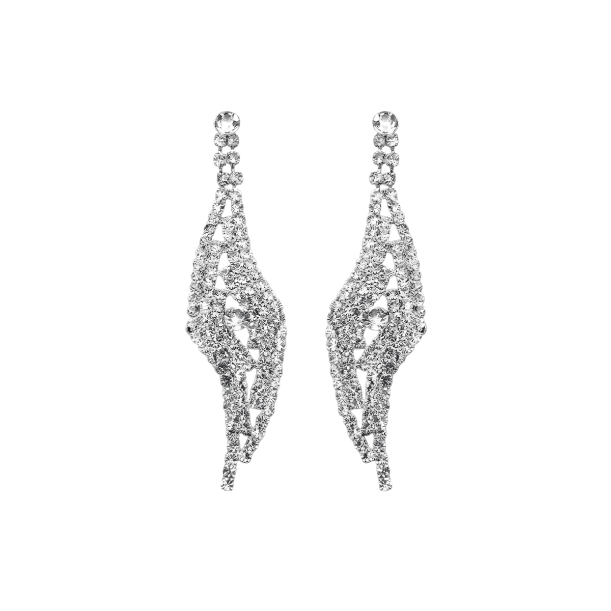 Crystal Cascade Chandelier Earrings