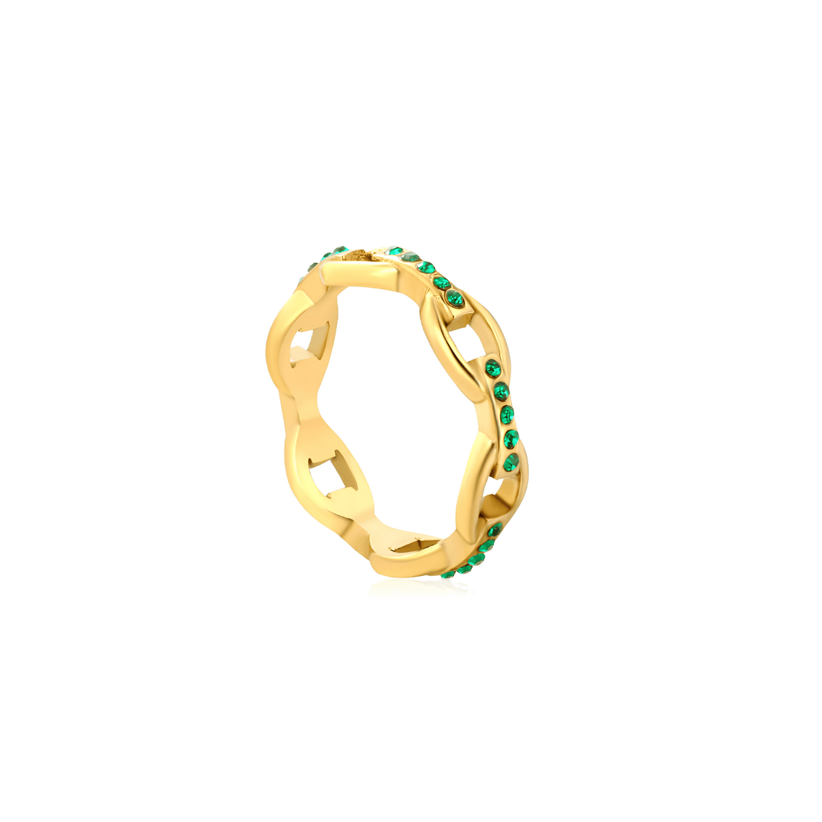 Pavé Link Band Ring