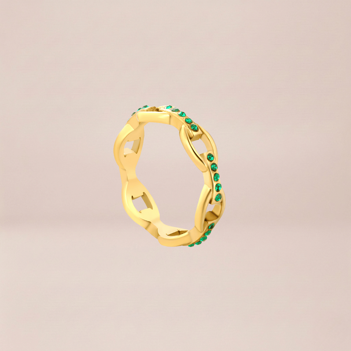 Pavé Link Band Ring